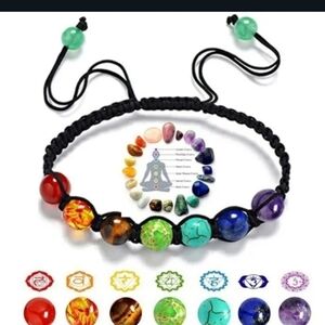 Natural Stone Chakra Healing Bracelet